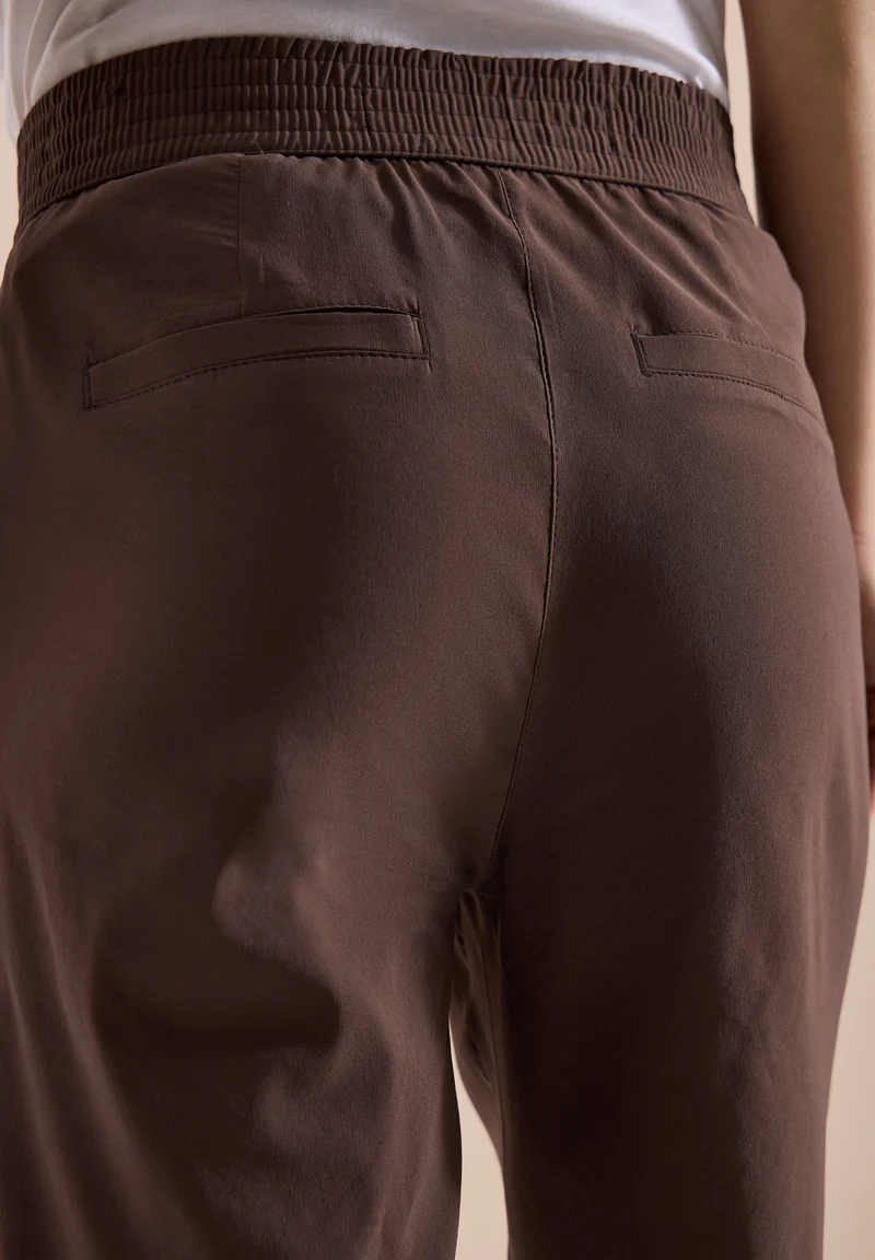 7/8 High Waist Wide Leg Hose im Loose Fit