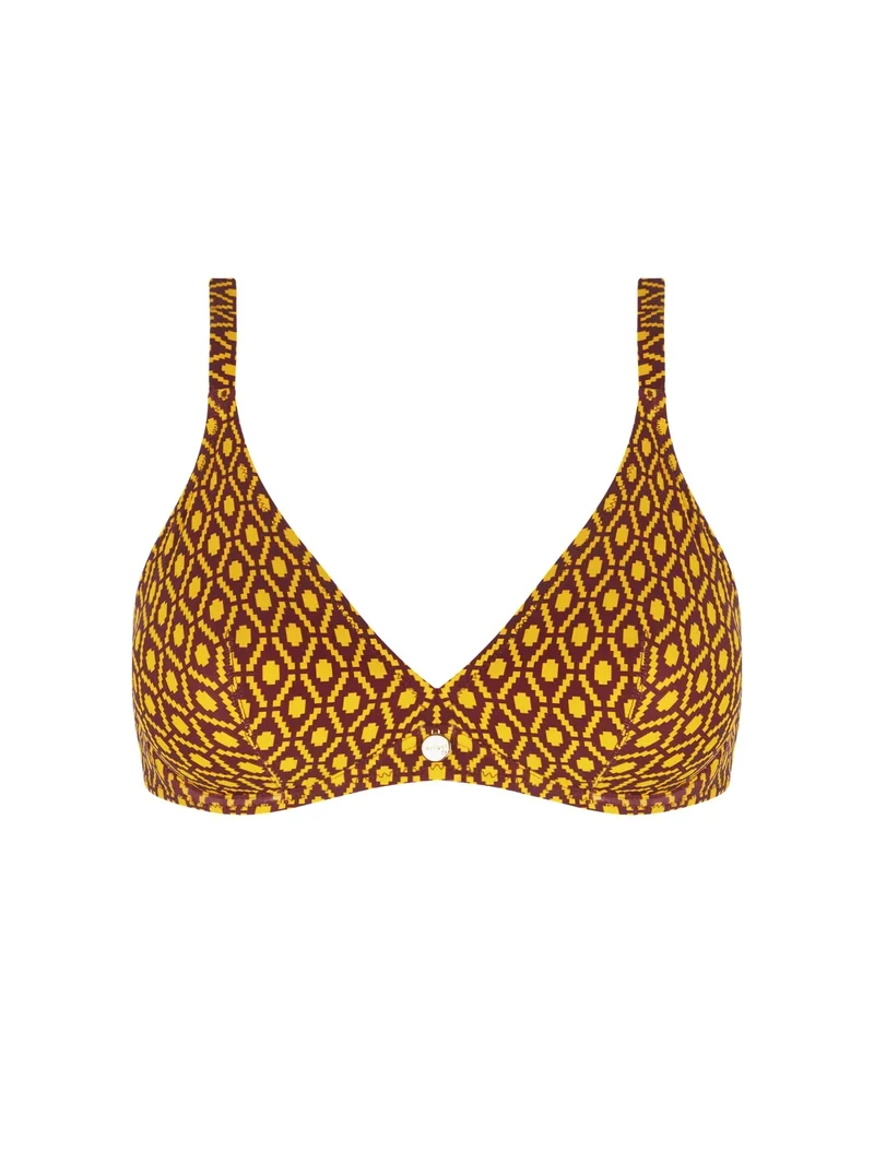 Antigel Swimwear von Lise Charmel - La Papoue Halter-Bikini-Oberteil mit Bügeln, Jaune Papou