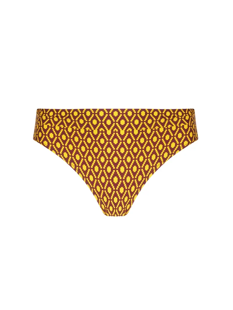 Antigel Swimwear von Lise Charmel - La Papoue Bikini Wide Side Bottom Jaune Papou