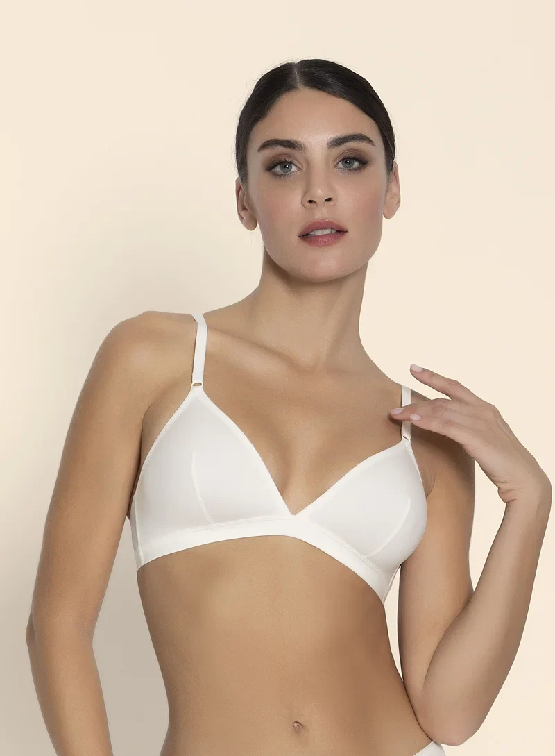 Lise Charmel – Sensation Plaisir kabelloser Triangel-BH Ecru Perlmutt