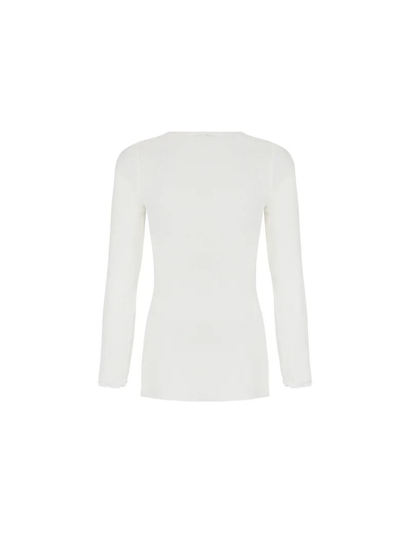 Lise Charmel - Plaisir Caresse Langarmshirt Ecru Perlmutt