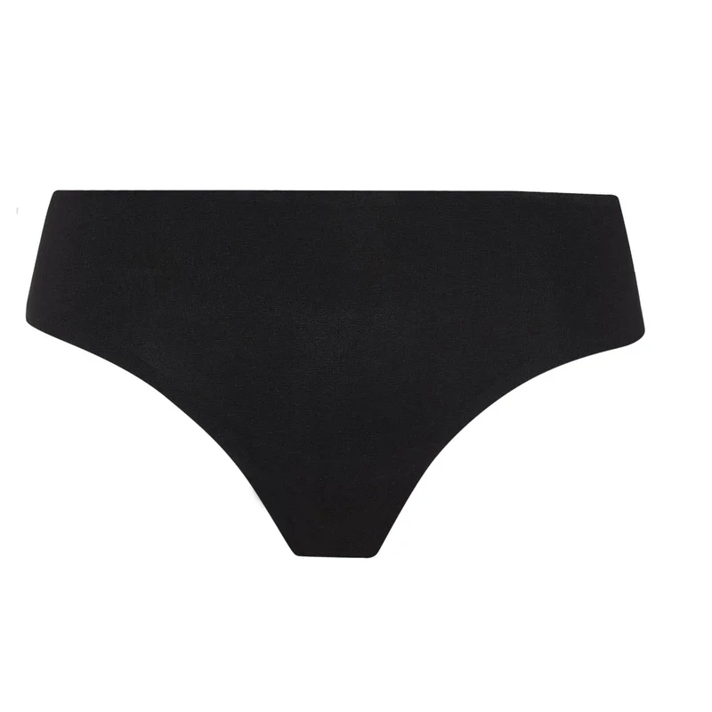 ByeBra – Po-Lifting-Formwäsche & Unterwäsche, 2er-Pack Baumwoll-Tanga, Beige & Schwarz