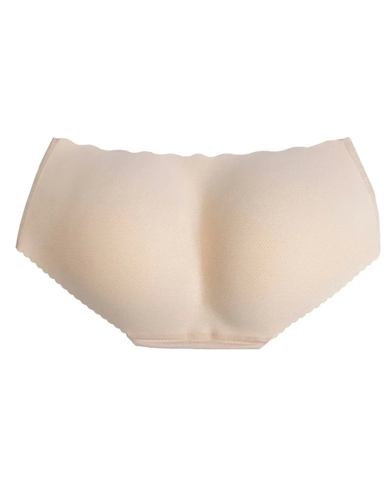 ByeBra – Po-Lifting- und Unterwäsche-Slips mit Polsterung, niedrige Taille, Beige