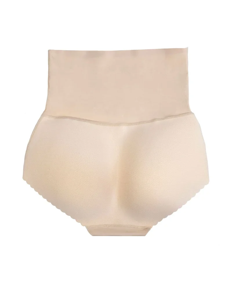 ByeBra – Po-Lifting- und Unterwäsche-Slips mit Polsterung, hoher Bund, Beige