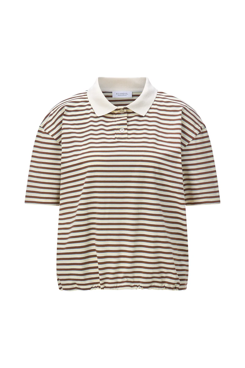 Polo Shirt with Drawstring