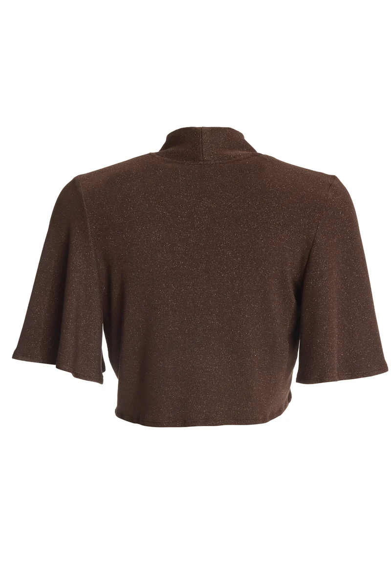 Jersey Bolero mit weiten Ärmeln