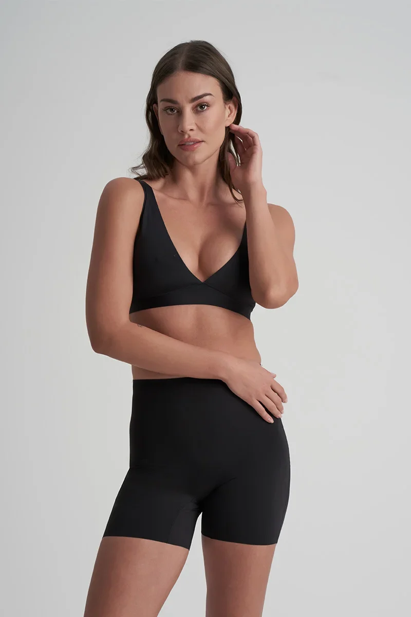 ByeBra – Po-Lifting- und Unterwäsche-Shorts mit Polsterung, Schwarz