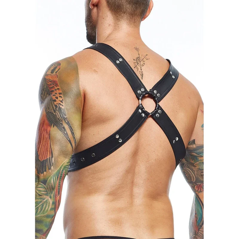 MOB - DNGEON SCHWARZER HARNESS-GÜRTEL, ONE SIZE