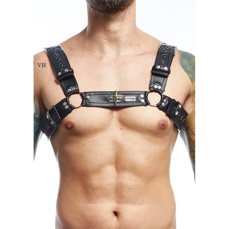 MOB - DNGEON SCHWARZER HARNESS-GÜRTEL, ONE SIZE