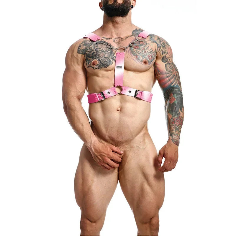 MOB - DNGEON PINK CHAIN HARNESS ONE SIZE