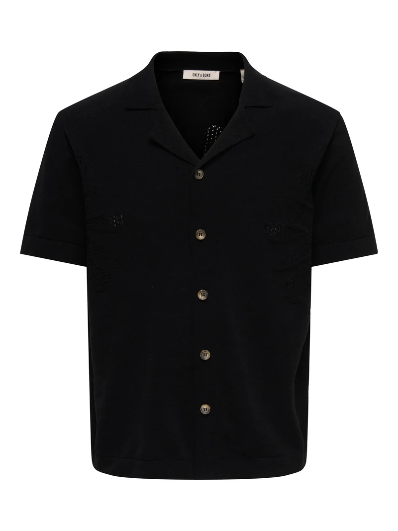 ONSJAM LIFE REG SS SHIRT KNIT