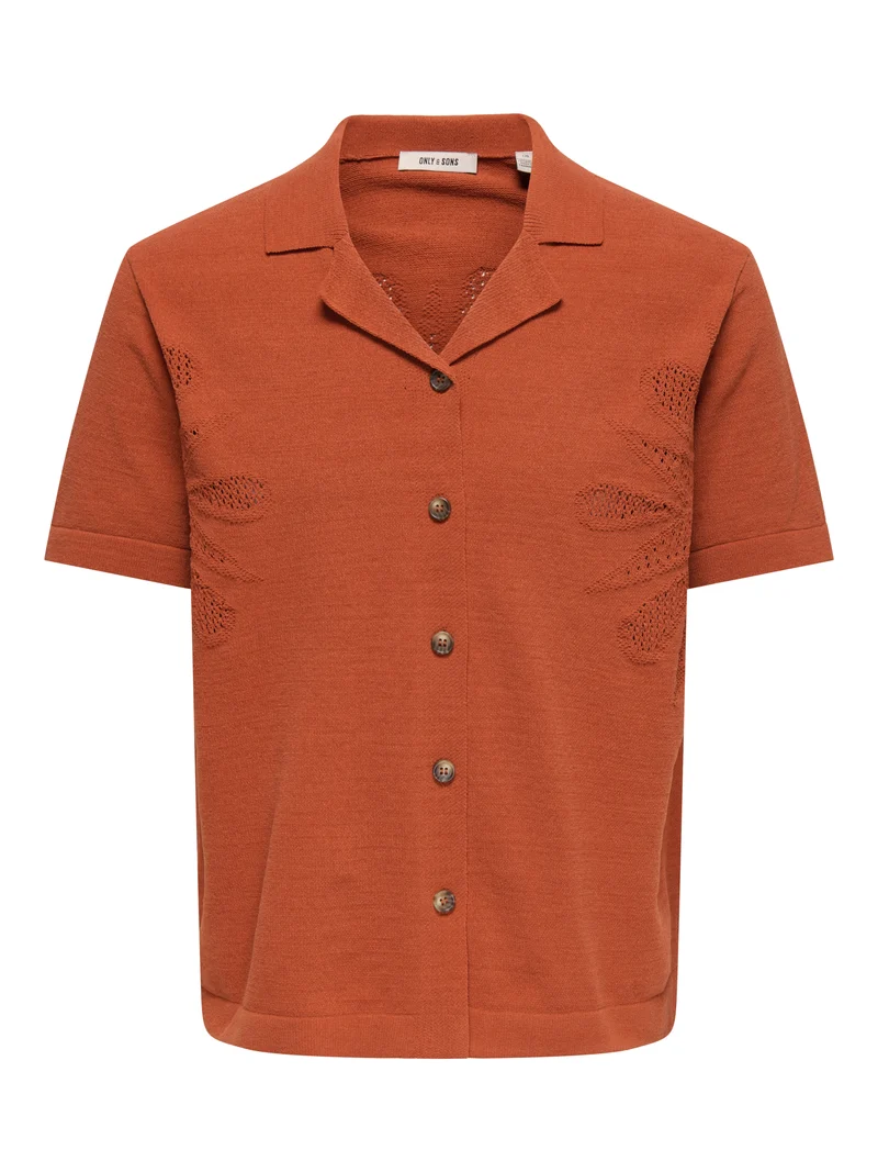 ONSJAM LIFE REG SS SHIRT KNIT