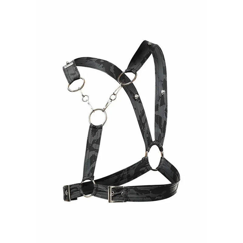 MOB - DNGEON SILBERNES HARNESS MIT KETTEN ONE SIZE