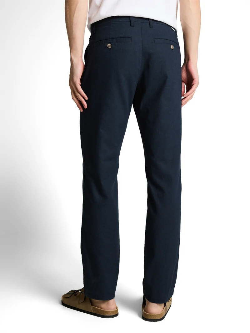 TTREGULAR Chino Hose mit Leinenanteil