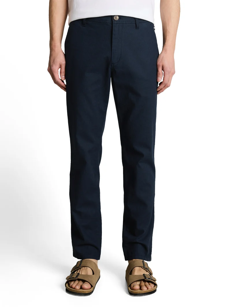 TTREGULAR Chino Hose mit Leinenanteil