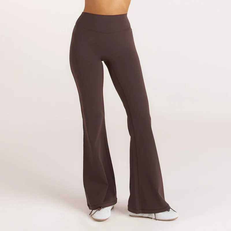 ContourSoft™ Flared Leggings - Dark Chocolate