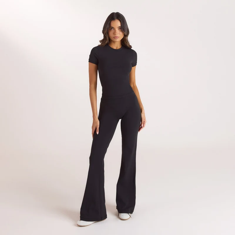 ContourSoft™ Flared Leggings - Black