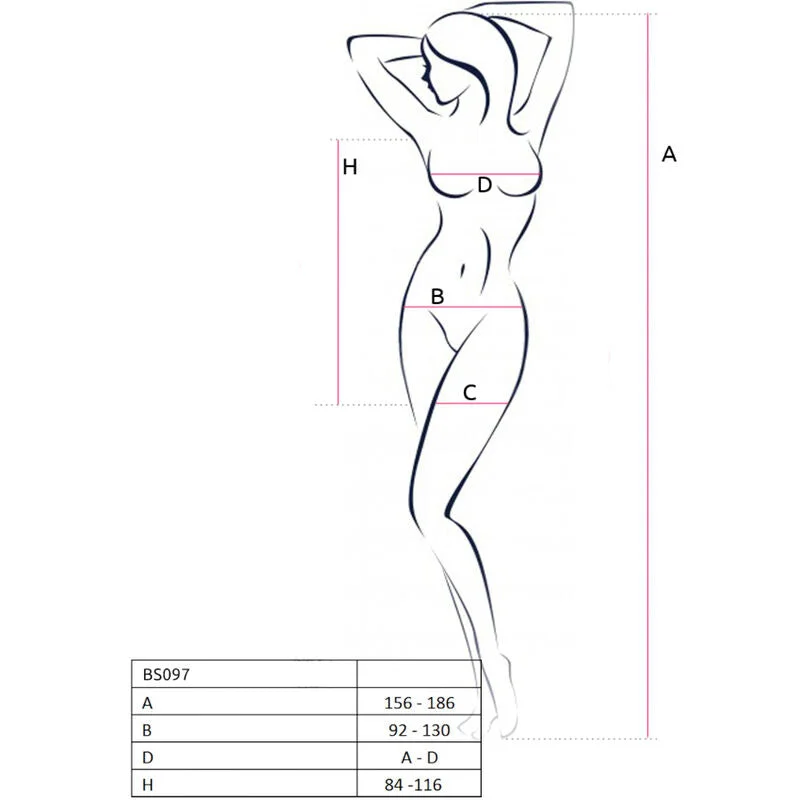 PASSION - BS097 - BODYSTOCKING - EINE GRÖSSE