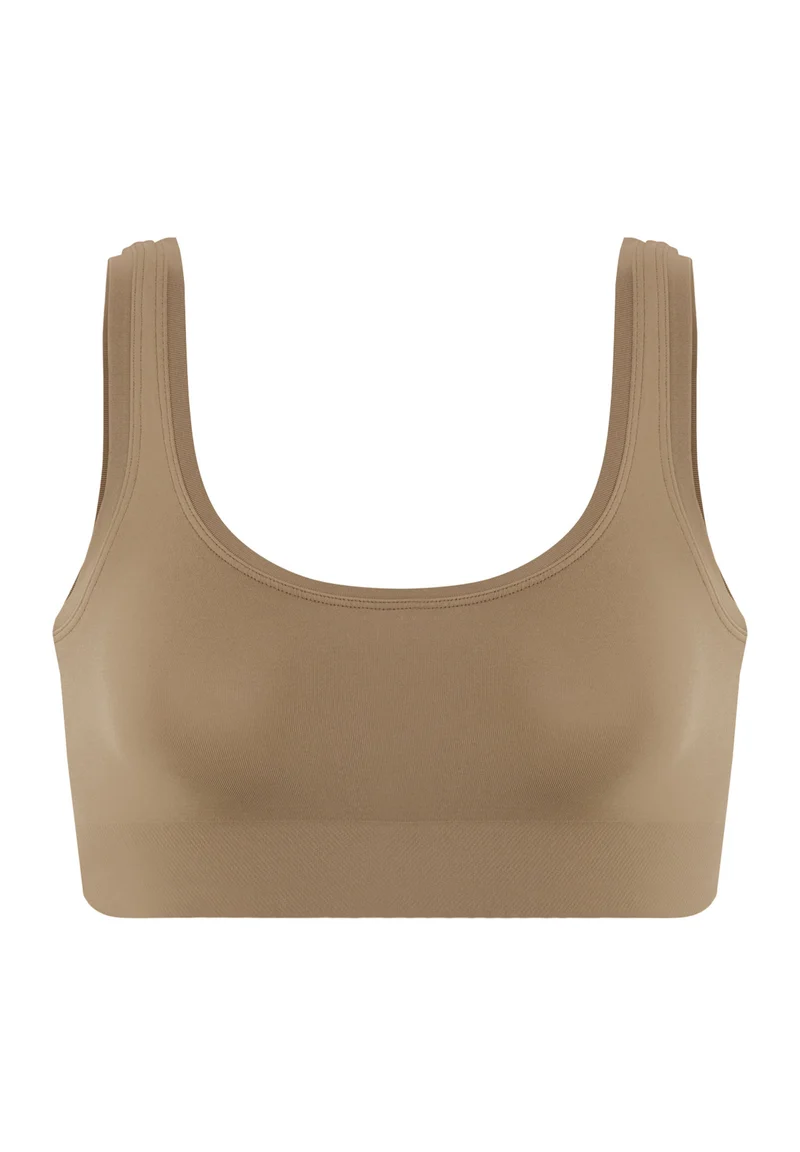 Touch Feeling Crop Top | suede camel 071810-072825