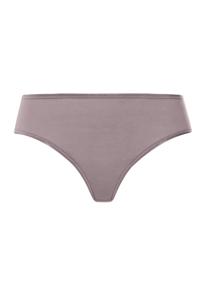 Cotton Seamless Midi Briefs | stormy rose 071626-072467