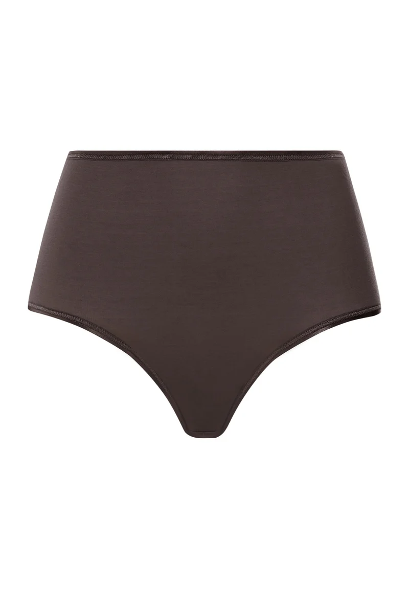 Cotton Seamless Maxi Briefs | dark mocha 071625-072185
