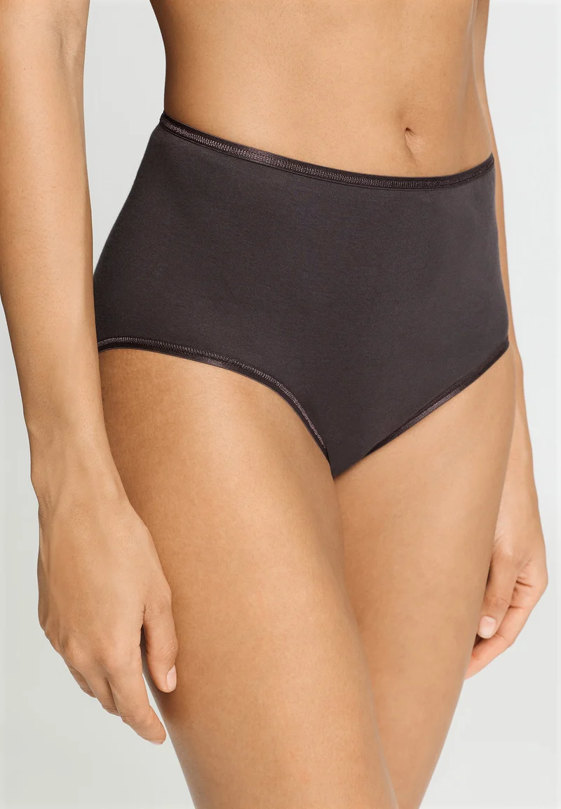 Cotton Seamless Maxi Briefs | dark mocha 071625-072185