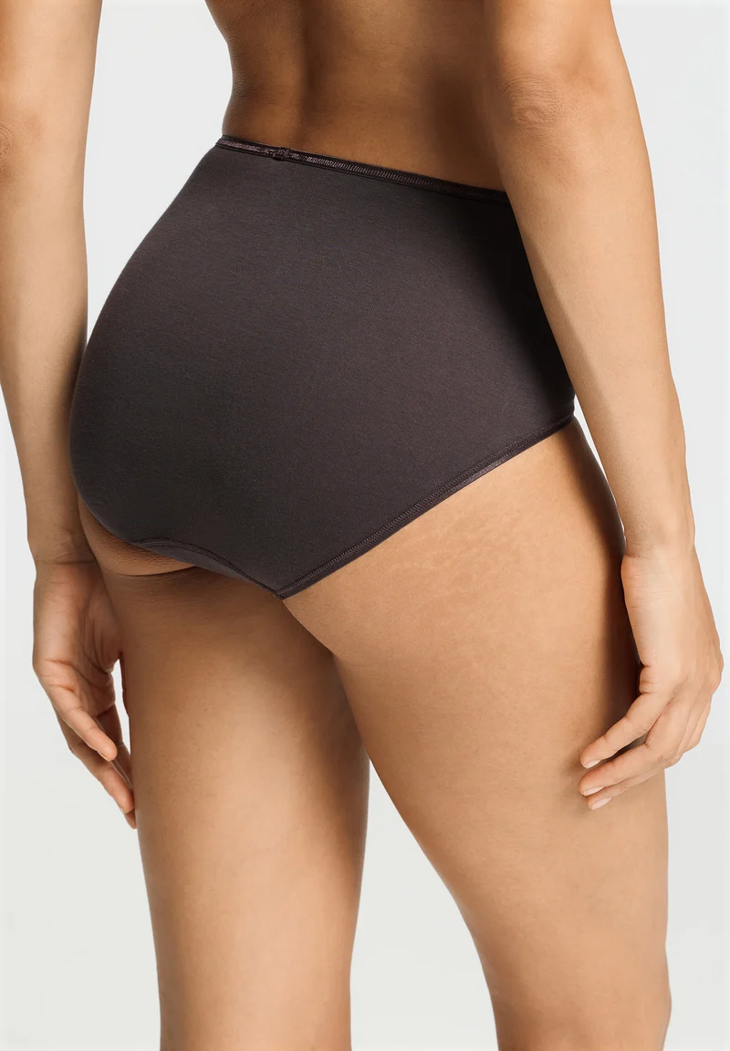 Cotton Seamless Maxi Briefs | dark mocha 071625-072185
