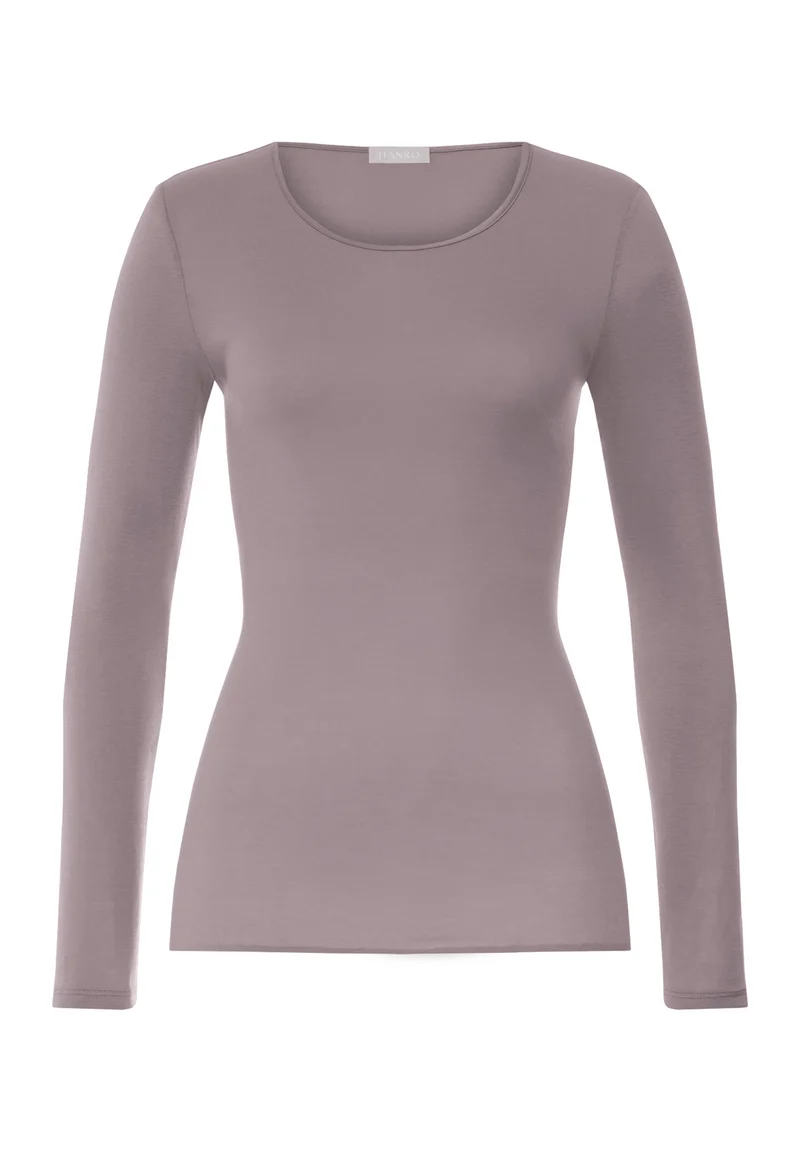 Cotton Seamless L/SLV Shirt | stormy rose 071620-072467