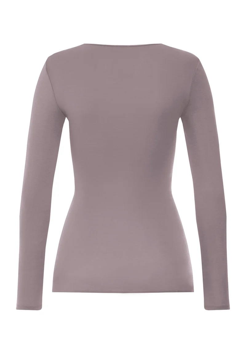 Cotton Seamless L/SLV Shirt | stormy rose 071620-072467
