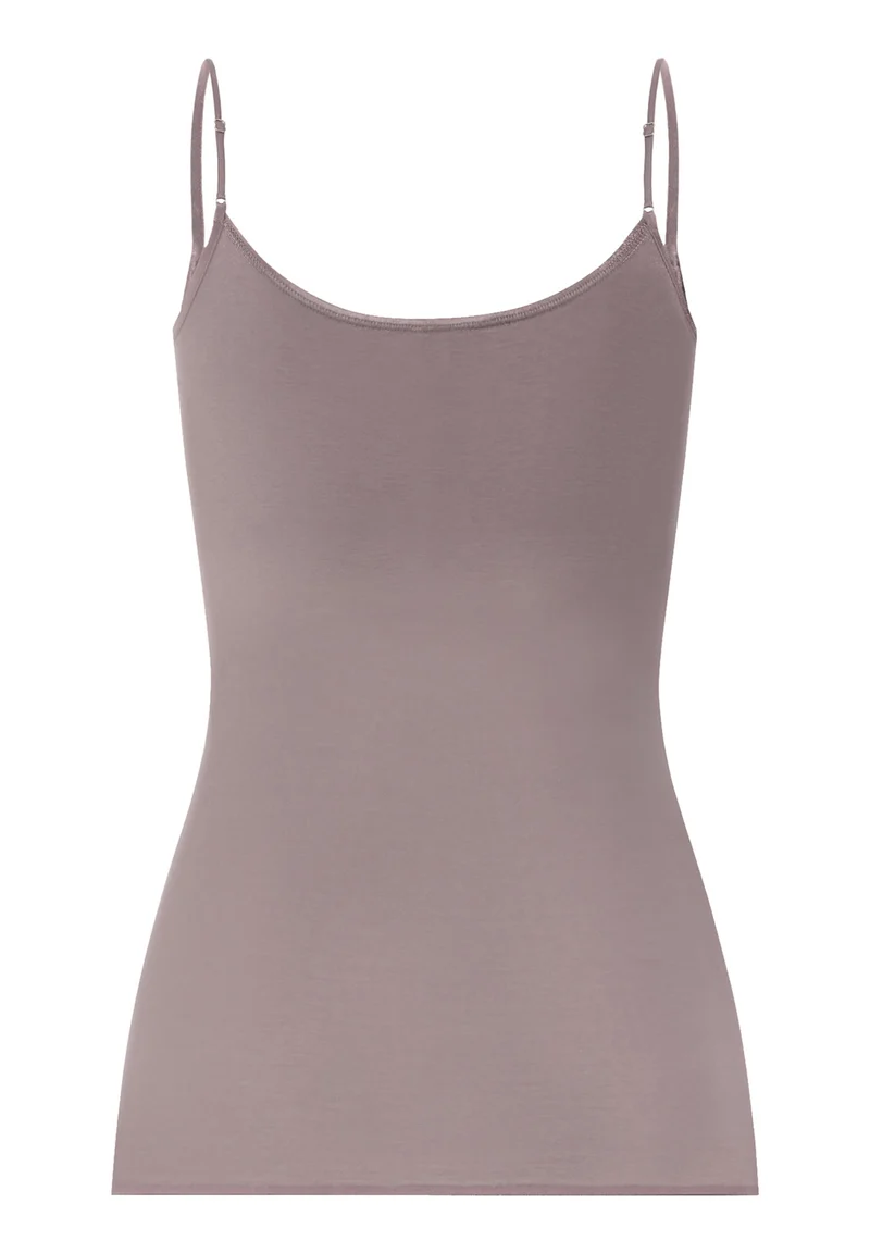 Cotton Seamless Padded Spaghetti Top | stormy rose 071605-072467