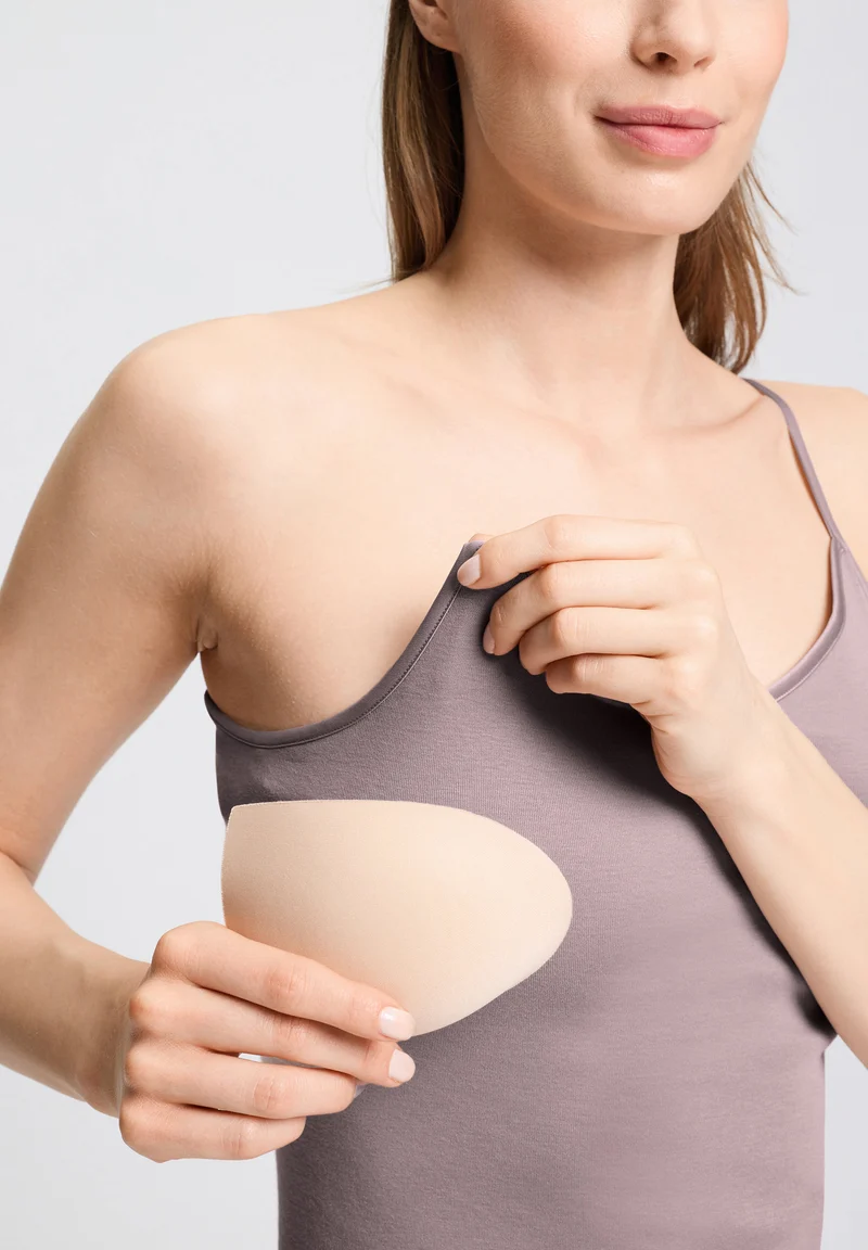 Cotton Seamless Padded Spaghetti Top | stormy rose 071605-072467