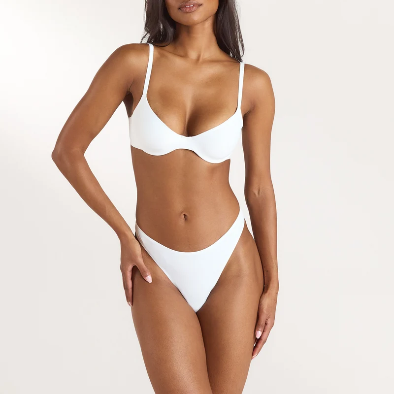 PillowSoft™ Scoop Bra - White