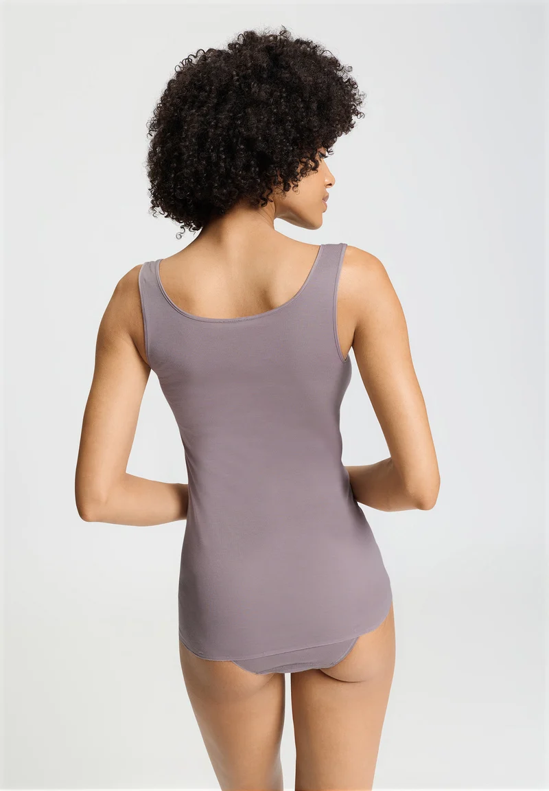 Cotton Seamless Tank Top | stormy rose 071604-072467