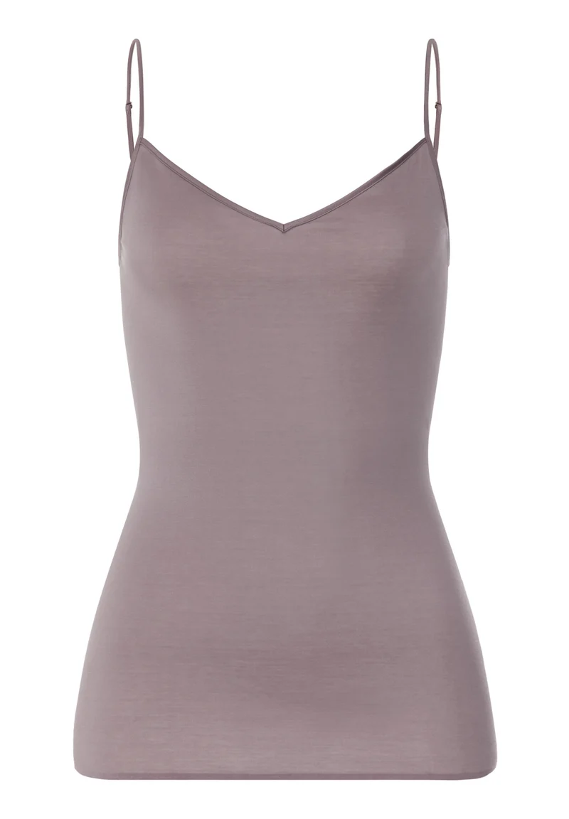 Cotton Seamless Spaghetti Top | stormy rose 071601-072467
