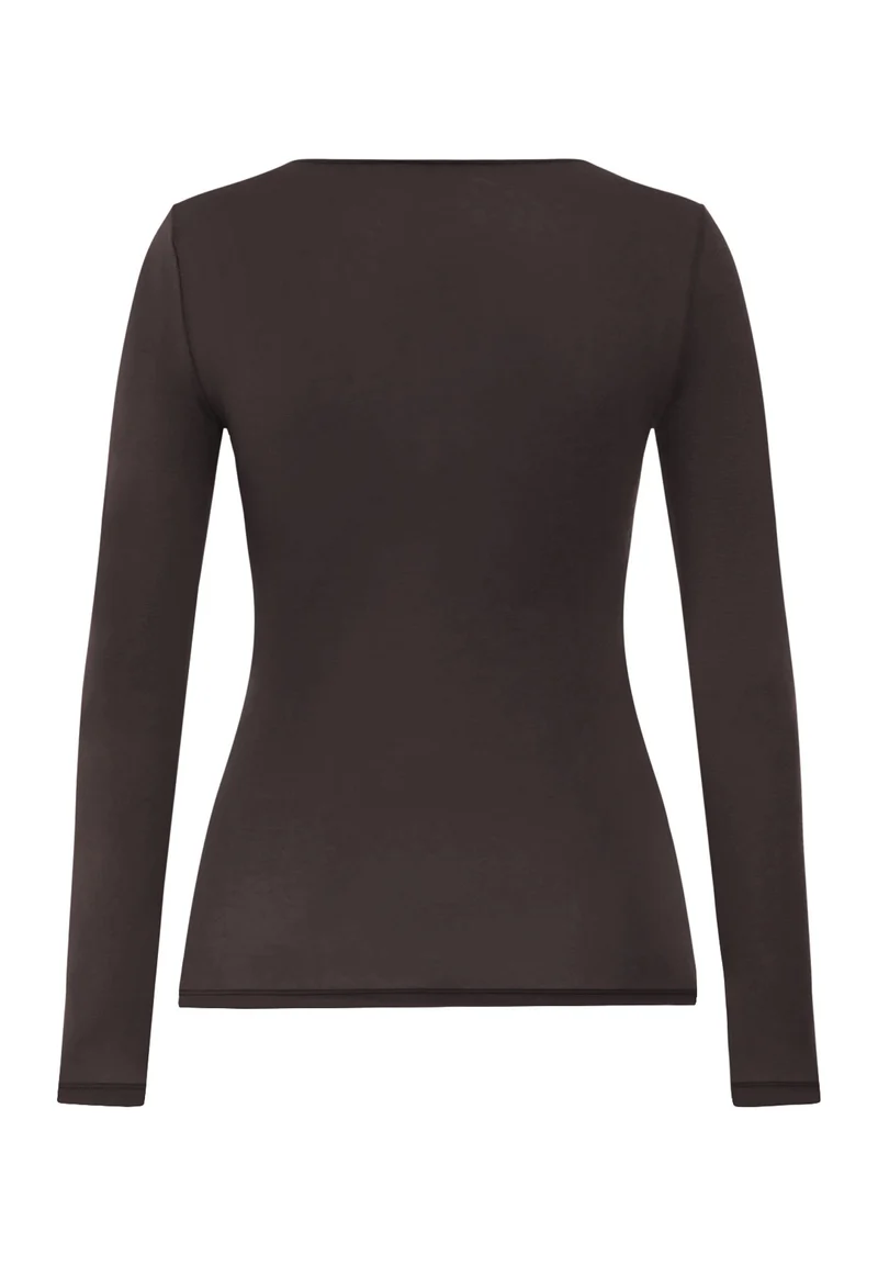 Ultralight Wool L/SLV Shirt | dark mocha 071596-072185