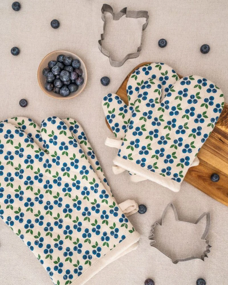 Blafre Ofenhandschuhe, Kinder - Blaubeere