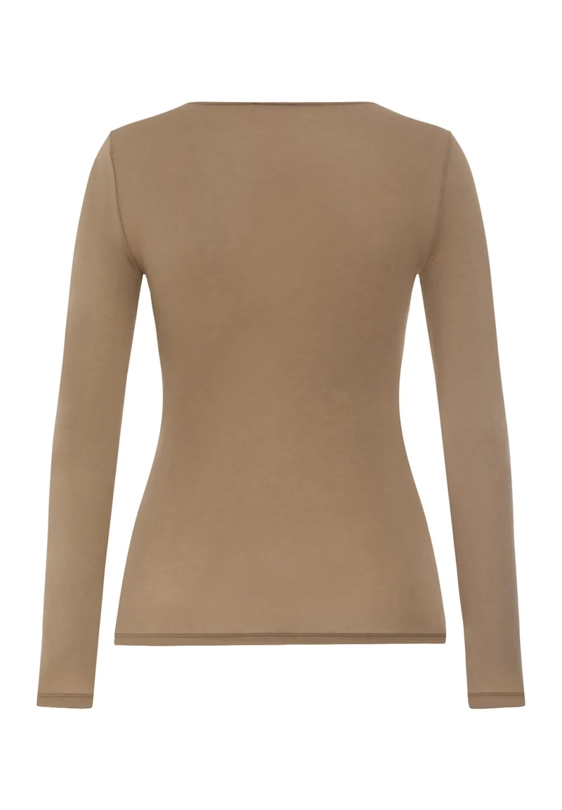 Ultralight Wool L/SLV Shirt | suede camel 071596-072825