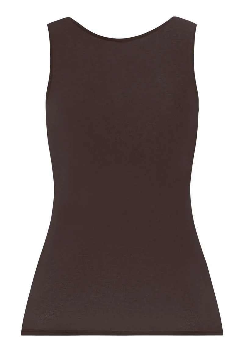 Ultralight Wool Tank Top | dark mocha 071595-072185
