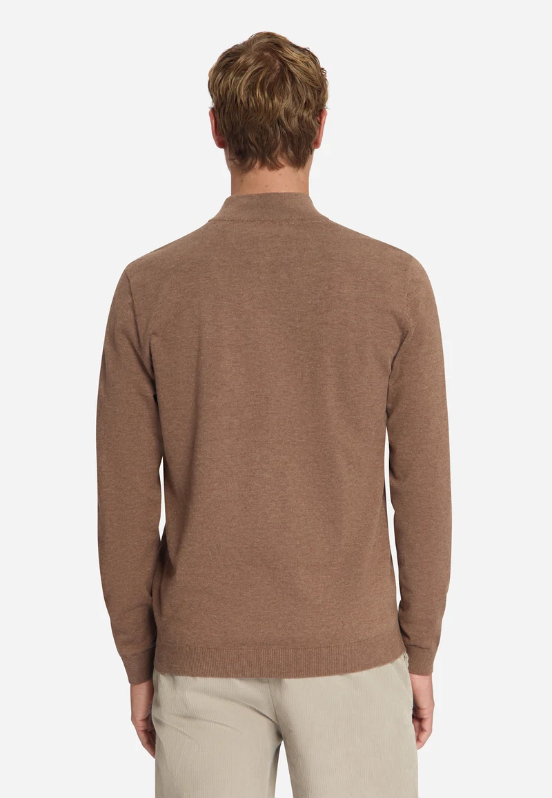 Pullover Half Zip Melange