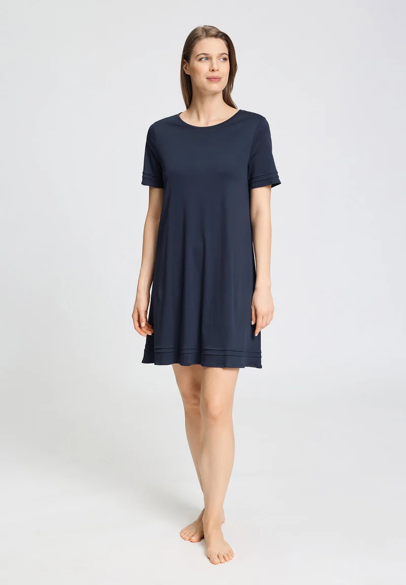 Pilar S/SLV Nightdress 95cm | deep navy 074706-071610
