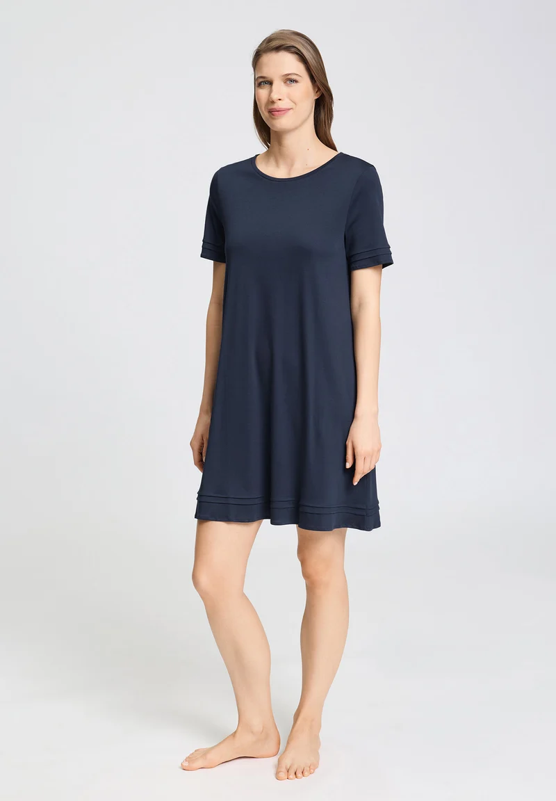 Pilar S/SLV Nightdress 95cm | deep navy 074706-071610
