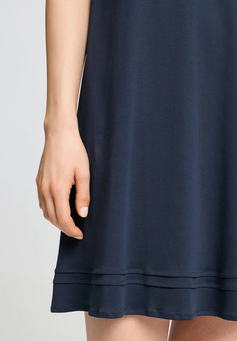 Pilar S/SLV Nightdress 95cm | deep navy 074706-071610