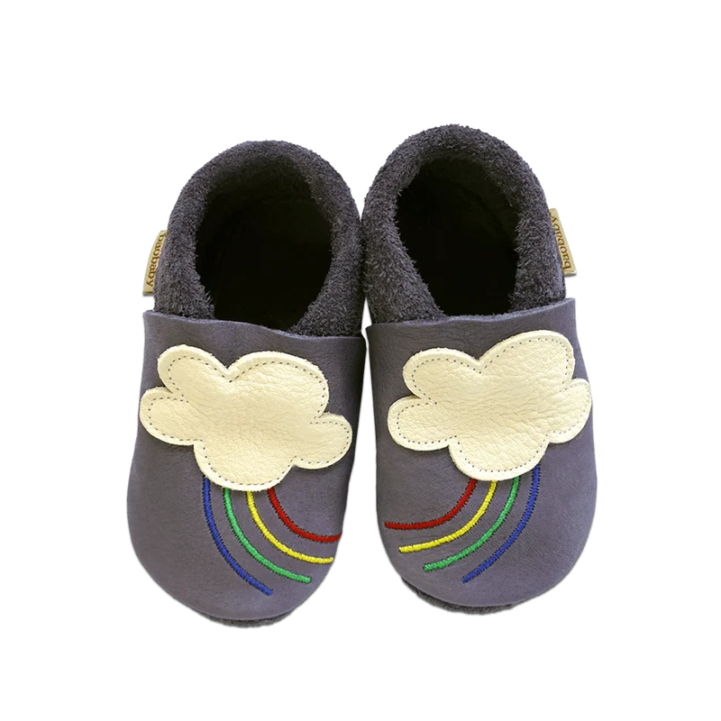 Baobaby Classic Babyschuhe - Regenbogen XL