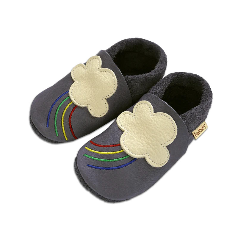 Baobaby Classic Babyschuhe - Regenbogen XL
