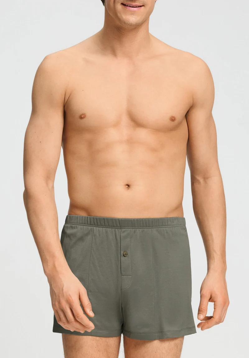 Cotton Sporty Boxers | smokey olive 073505-072789
