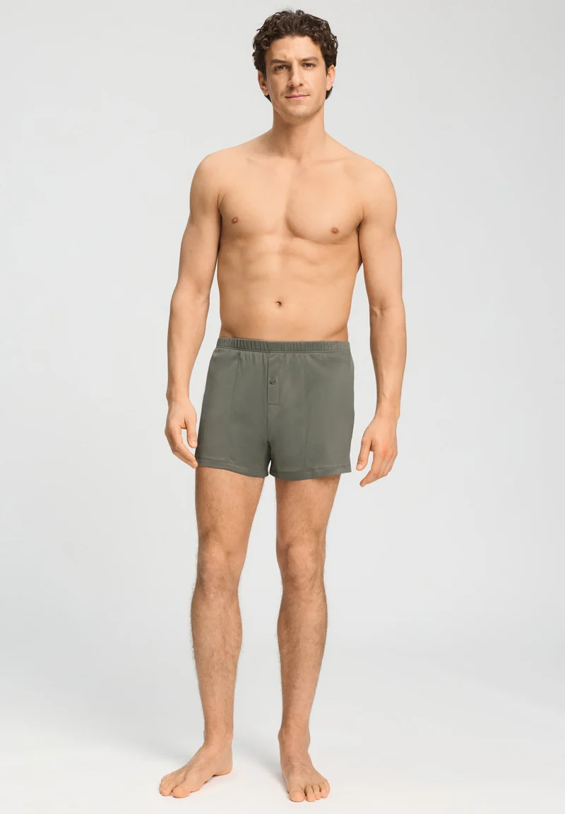 Cotton Sporty Boxers | smokey olive 073505-072789