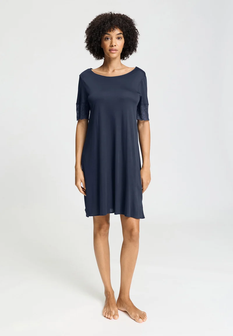 Azelia NW S/SLV Nightdress 95cm | deep navy 074702-071610