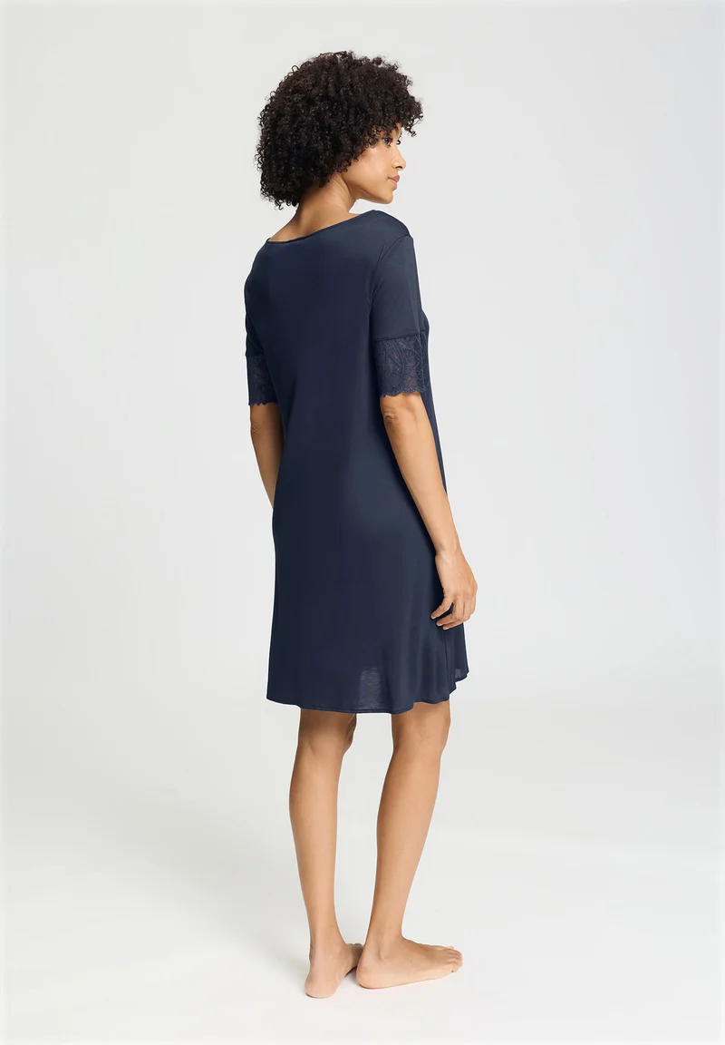 Azelia NW S/SLV Nightdress 95cm | deep navy 074702-071610