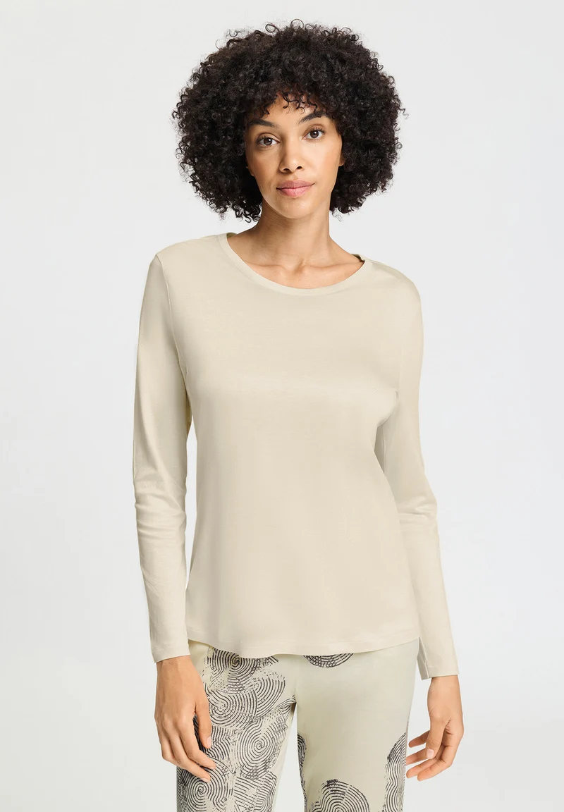 Tania L/SLV Shirt | creamy silk 074698-072817