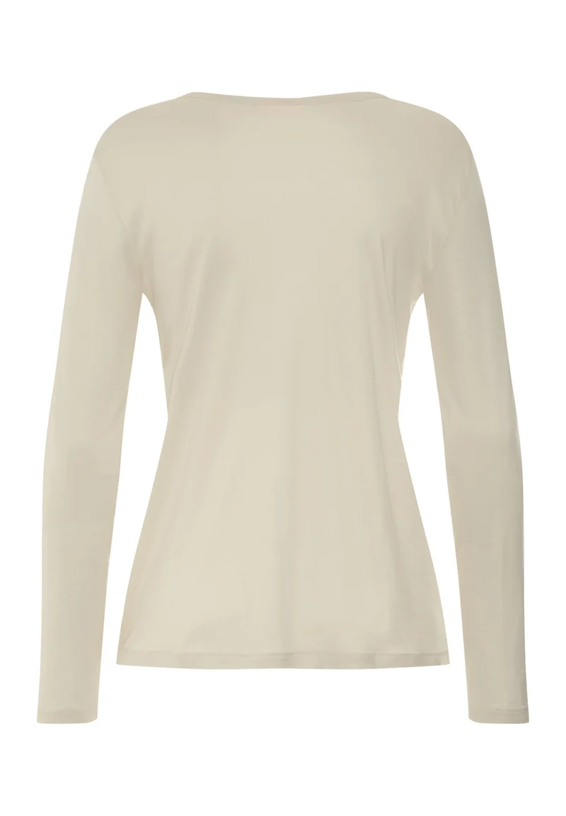 Tania L/SLV Shirt | creamy silk 074698-072817